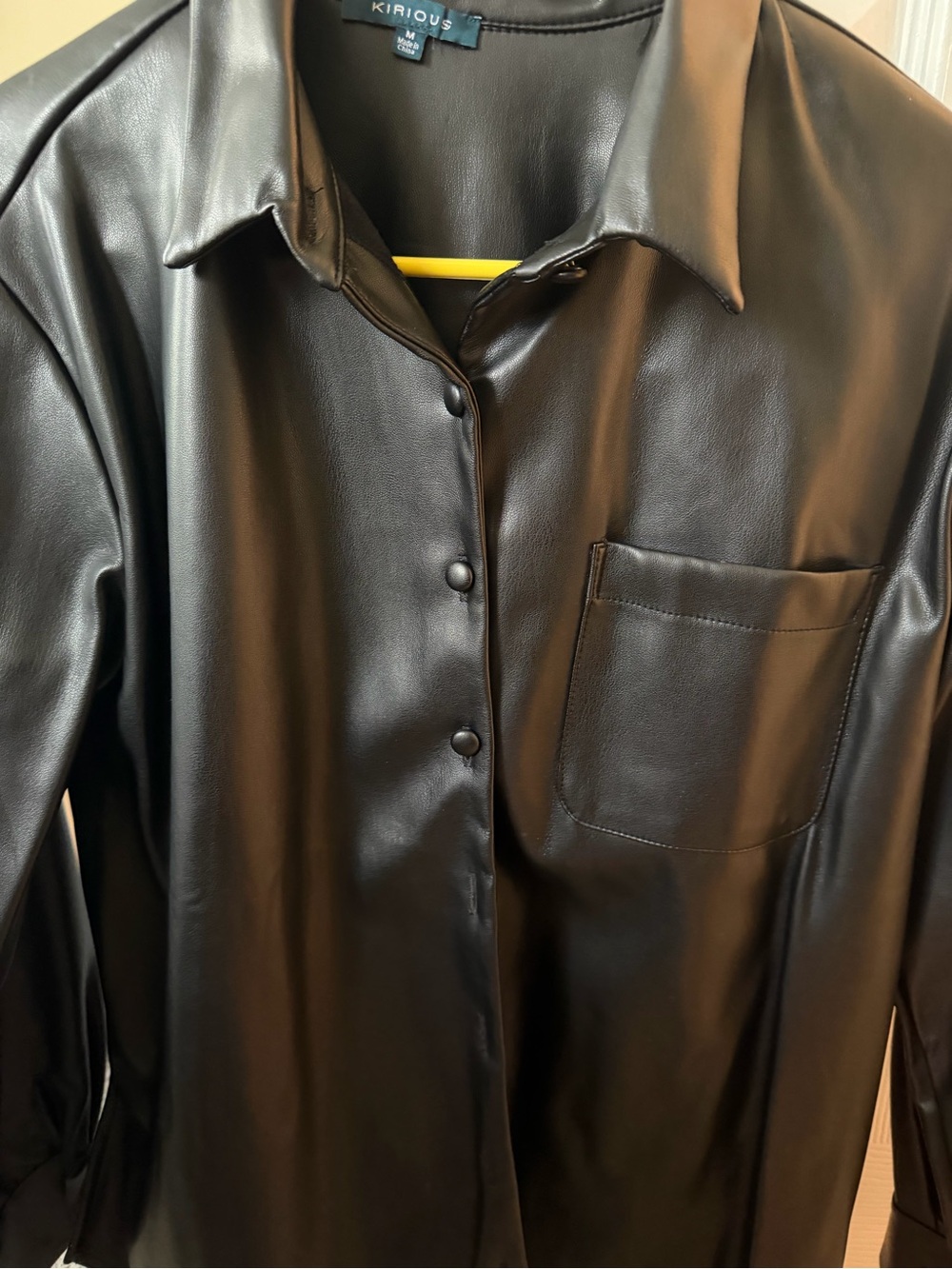 Women’s Black Faux Leather Jacket